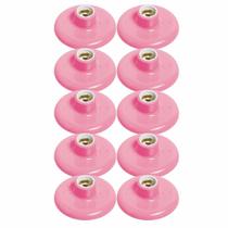 Plafon 10 unidades Rosa de Teto Bocal de Porcelana para Lâmpada LED até 100W