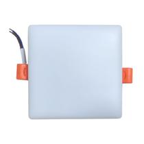 Plafon 12w Sobrepor Embutir Quad 2x1 Borda Infinita 6500k