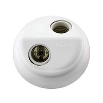Plafon 2 lampadas 100w 250v branca - ilumi Plafon 2 lampadas 100w 250v branca - ilumi