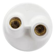 Plafon 2x E-27 Porcelana Branco OPL Iluminação