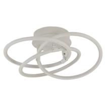 Plafon 3 Arcos Articuláveis De Led Redondo - Ol Iluminação