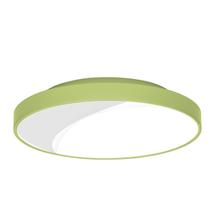 Plafon 7653 verde-50x9 cm-4L-Soq E27 max 25w-bivolt