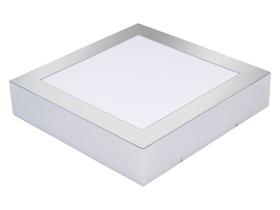 Plafon acrílico leitoso com borda espelhada 35x 35 1 unidade Plafon acrílico leitoso com borda espelhada 35x 35 1 unidade