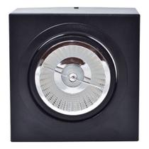 Plafon Ar111 Preto Com Lâmpada 3000k (Preto,110V/220V) Plafon Ar111 Preto Com Lâmpada 3000k (Preto,110V/220V)