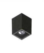 Plafon ar111 simples quadrado recuado boxit preo 16,55x16,5x13cm