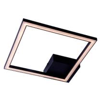 Plafon Arandela 1 Alumínio Luz Pra Baixo 24W Quadrado 32X32cm Bivolt Plafon Arandela 1 Alumínio Luz Pra Baixo 24W Quadrado 32X32cm Bivolt