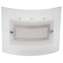 Plafon Artico 30x30cm Com Vidro Curvo Fosco E-27 2 Lamp. Max 60w