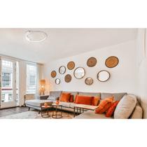 Plafon Bambolê 40cmx6cm 1X24W 3000K 1343Lm Bella Iluminação Branco Plafon Bambolê 40cmx6cm 1X24W 3000K 1343Lm Bella Iluminação Branco