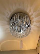 Plafon Blumenau Cristal Seine Red 30cm Sob 4lamp G9 50w