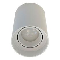 Plafon Box Redondo Branco Com Foco Direcionável Para 1 Lâmpada Mr16 Reue