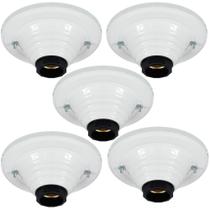 Plafon Branco Popular Tipo PL Para 1 Lampâda todos Ambientes Plafon Branco Popular Tipo PL Para 1 Lampâda todos Ambientes
