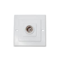 Plafon branco quadrado com soquete louça annlux Plafon branco quadrado com soquete louça annlux