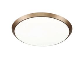 Plafon brisa redondo dourado 40 cm 3.000k 29w cod. 2145- adn ilum Plafon brisa redondo dourado 40 cm 3.000k 29w cod. 2145- adn ilum