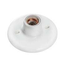 Plafon C/ Soquete Porcelana E-27 Branco - Ilumi Plafon C/ Soquete Porcelana E-27 Branco - Ilumi