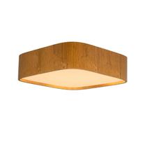 Plafon Classic Lar Lamé 1183 Quadrado 55cm Madeira