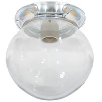 Plafon Colonial Chapa Natural Globo Incolor 10x20 Retrô