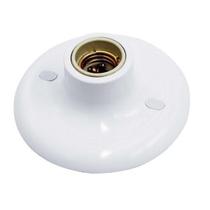 Plafon com Soquete em Porcelana E27 100w 250v Taschibra Branco
