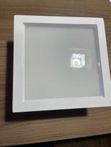 Plafon concinco embutir quadrado branco - para 2 lâmpadas até 20w