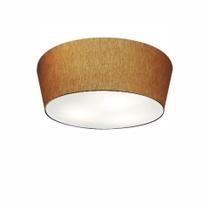 Plafon Cone Vivare Md-3003 Cúpula em Tecido 12/40x35cm - Bivolt