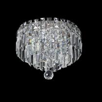 Plafon cristal 5630 30 cm - inox