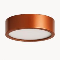 Plafon D250 Aluminio Teto E27 2 Luzes Lumini Lab