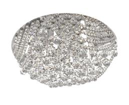 Plafon de Cristal Legitimo Redondo 43cm Sala Quarto Corredor Living Loft