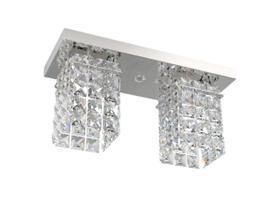 Plafon De Cristal Retangular 30Cm Mesa Balcão