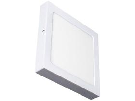 Plafon de Embutir e Sobrepor Quadrado Branco - com Lâmpada Integrada LED 16W Ecoforce 18453
