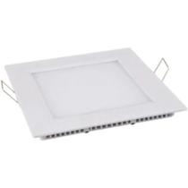Plafon de embutir LED Taschibra Quadrado, 3 Watts, Luz Amarela 3000K