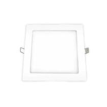 Plafon De Embutir Quadrado Bivolt 12W Luz Branca Neutra - Ourolux