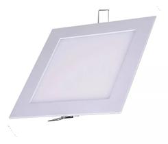 Plafon De Embutir Slim Led 12w Quadrado 21x21Cm 6500k Bivolt 780lm Flc Plafon De Embutir Slim Led 12w Quadrado 21x21Cm 6500k Bivolt 780lm Flc