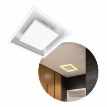 Plafon de Embutir Teto Quadrado Luz Indireta 45cm P/ 4 E27 ST1215 Plafon de Embutir Teto Quadrado Luz Indireta 45cm P/ 4 E27 ST1215