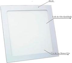 Plafon de led quadrado 40w sobrepor branco frio hitec Plafon de led quadrado 40w sobrepor branco frio hitec