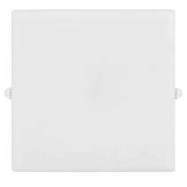 Plafon de led quadrado borda infinita 12w 4000k branco neutro galaxy Plafon de led quadrado borda infinita 12w 4000k branco neutro galaxy