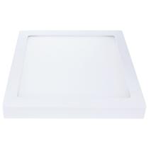 Plafon de led quadrado sobrepor 12w 6500k branco frio bivolt galaxy Plafon de led quadrado sobrepor 12w 6500k branco frio bivolt galaxy