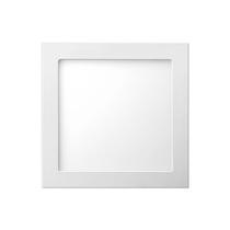 Plafon de led quadrado sobrepor 24w 3000k branco quente bivolt galaxy