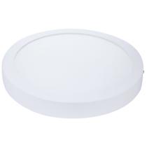 Plafon de led redondo sobrepor 18w 6500k branco frio bivolt galaxy