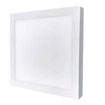 Plafon de led sobrepor 12w 6500k quadrado