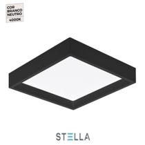 Plafon de sobrepor 24w deep 4000k sth20904pto/40 stella