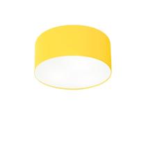 Plafon de Sobrepor Cilíndrico SP-3010 Cúpula Cor Amarelo