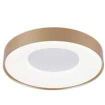 Plafon de Sobrepor Eclipse Led Integrado Luz Amarela Neutra Branca 40cm 34W Bivolt