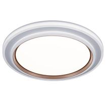Plafon de Sobrepor Harmony Led Integrado Luz Amarela Neutra Branca 48cm 72W Bivolt