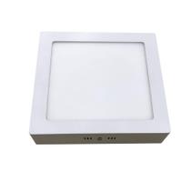 Plafon de Sobrepor Home LED Quadrado 12W Bronzearte 6400K Luz Branca