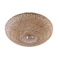 Plafon De Sobrepor Metal Bambu Natural Natu