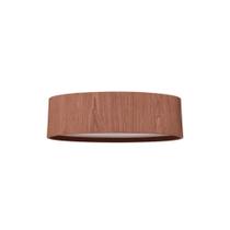 Plafon de Sobrepor Oval Wood Imbuia 75cm 4E27 Plafon de Sobrepor Oval Wood Imbuia 75cm 4E27