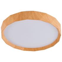 Plafon de Sobrepor Redondo Estilo Madeira 38,5cm Led 25W 3 em 1 Bivolt 16117-PL Plafon de Sobrepor Redondo Estilo Madeira 38,5cm Led 25W 3 em 1 Bivolt 16117-PL