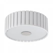 Plafon de Sobrepor Redondo para 3 Lâmpadas 44cm Castor Madelustre Branco