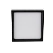 Plafon Deep Led 24W Quadrado 4000k Preto Stella