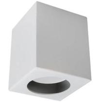 Plafon dicróica plano branco 8,5x7,5x7,5cm