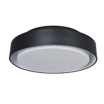 Plafon Dubai Preto 3 Lâmpadas Tualux